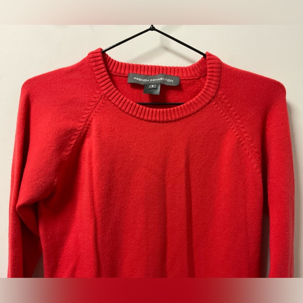 Soft Brilliantly Colored French Connection Poly. Acrylic Elastane Blend Sweater! - Picture 4 of 10